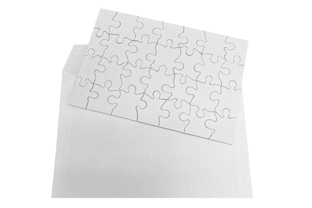 Blank 10X8 White Puzzle (100 Pieces)